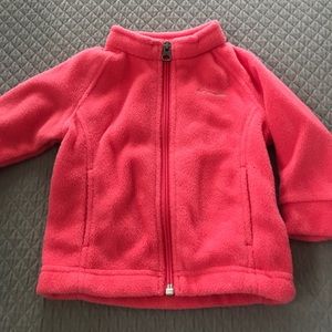 Columbia fleece zip up 6-12 Months